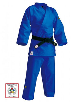 Mizuno Yusho III IJF JU kimono 750g, azul
