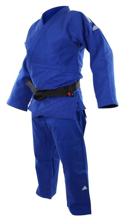 Adidas Champion II IJF Slim Fit JU kimono 690g, azul