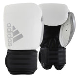 Adidas Hybrid 200 guantes de boxeo, blancos