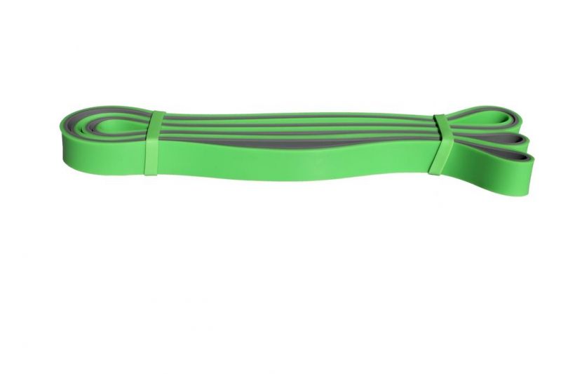 Katsudo Flexband goma de musculación media, verde-gris