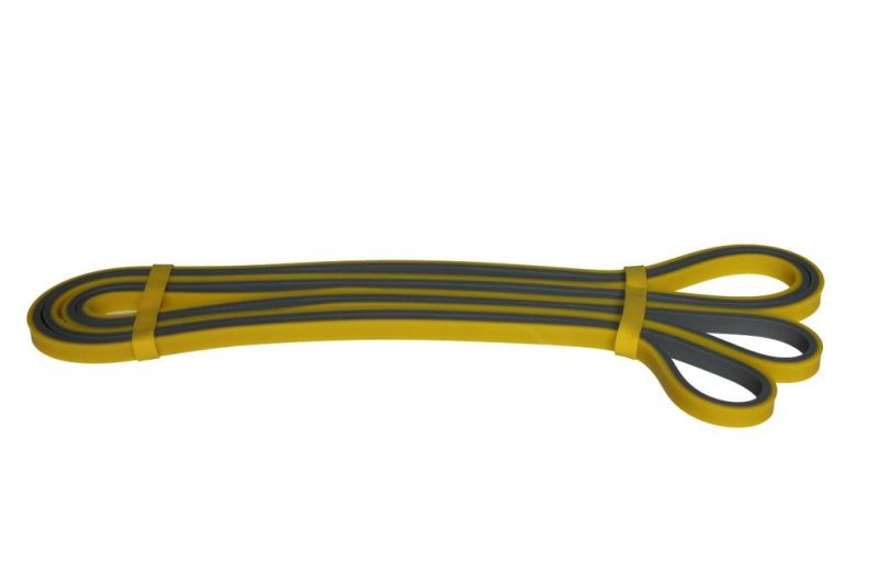 Katsudo Flexband goma de musculación muy ligera, amarillo-gris