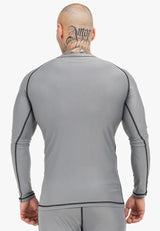 Ben Lee Mossburn camiseta funcional de manga larga para hombre, gris