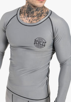 Ben Lee Mossburn camiseta funcional de manga larga para hombre, gris