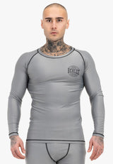 Ben Lee Mossburn camiseta funcional de manga larga para hombre, gris
