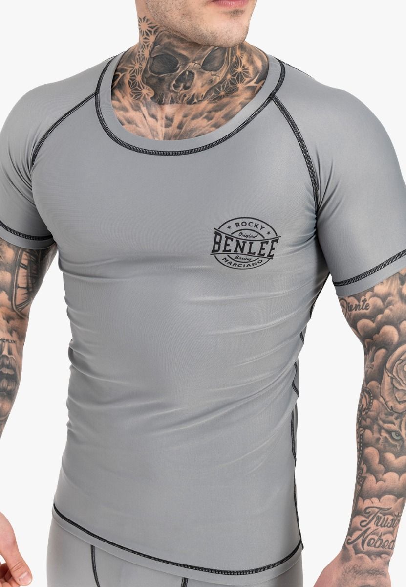Ben Lee Limehills camiseta funcional de manga corta para hombre, gris