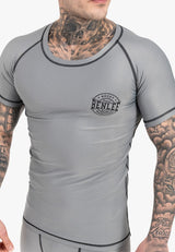 Ben Lee Limehills camiseta funcional de manga corta para hombre, gris
