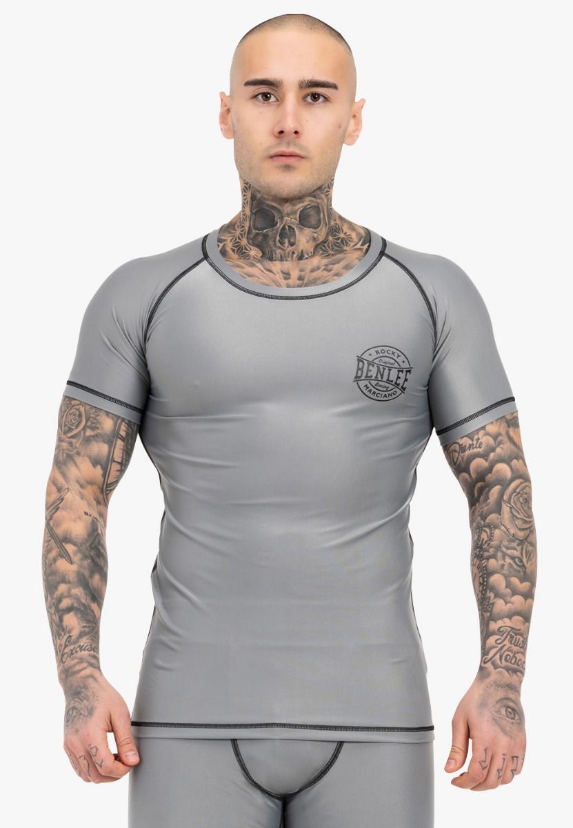 Ben Lee Limehills camiseta funcional de manga corta para hombre, gris