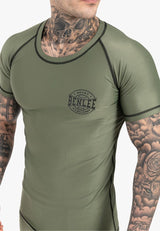 Ben Lee Limehills camiseta funcional de manga corta para hombre, oliva