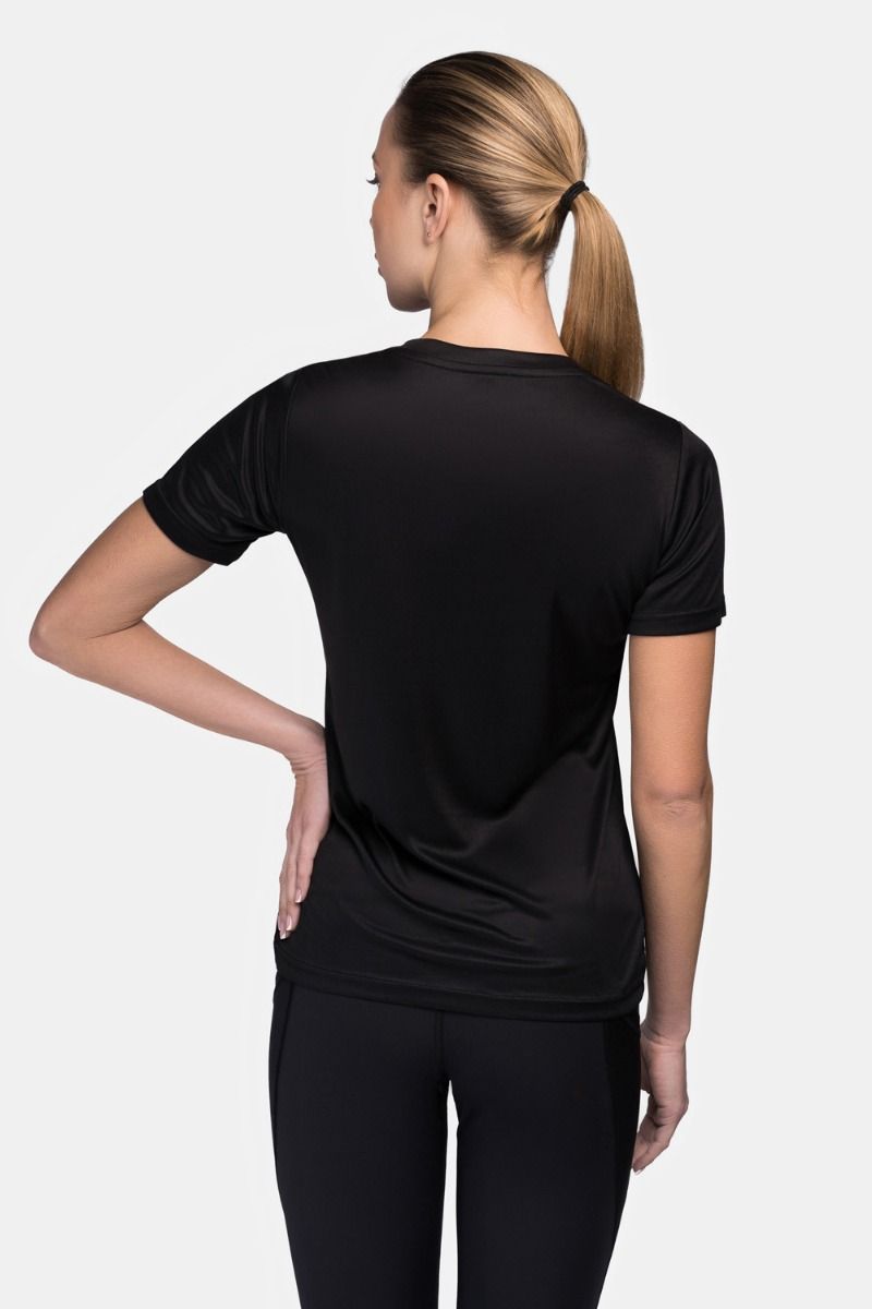Ben Lee Lindsay camiseta funcional para mujer, negra