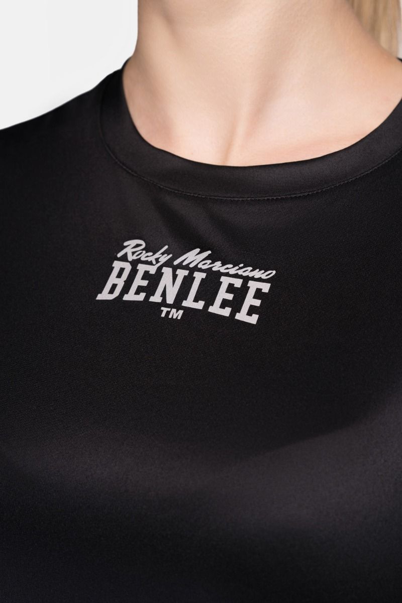 Ben Lee Lindsay camiseta funcional para mujer, negra