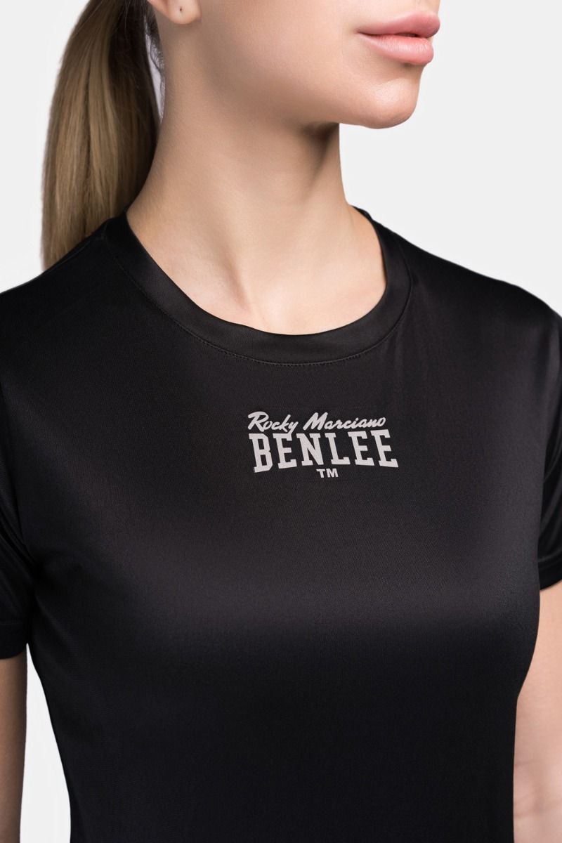 Ben Lee Lindsay camiseta funcional para mujer, negra