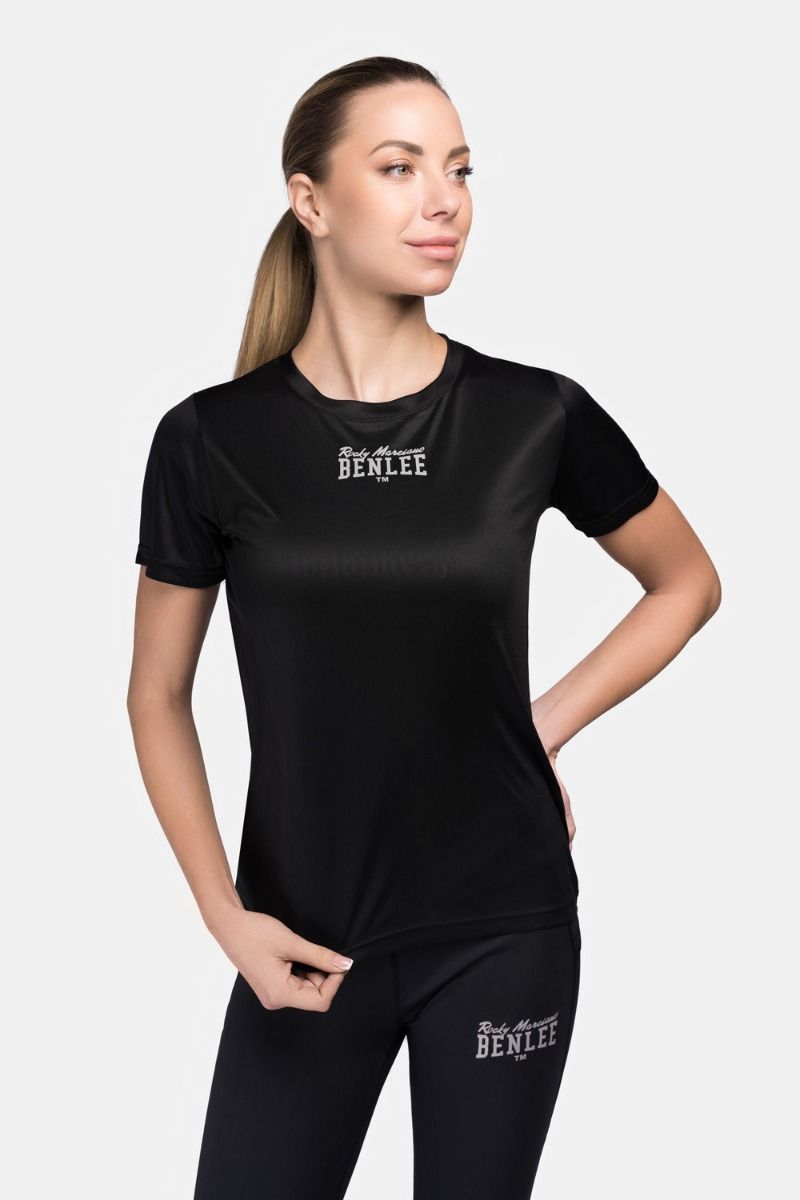 Ben Lee Lindsay camiseta funcional para mujer, negra