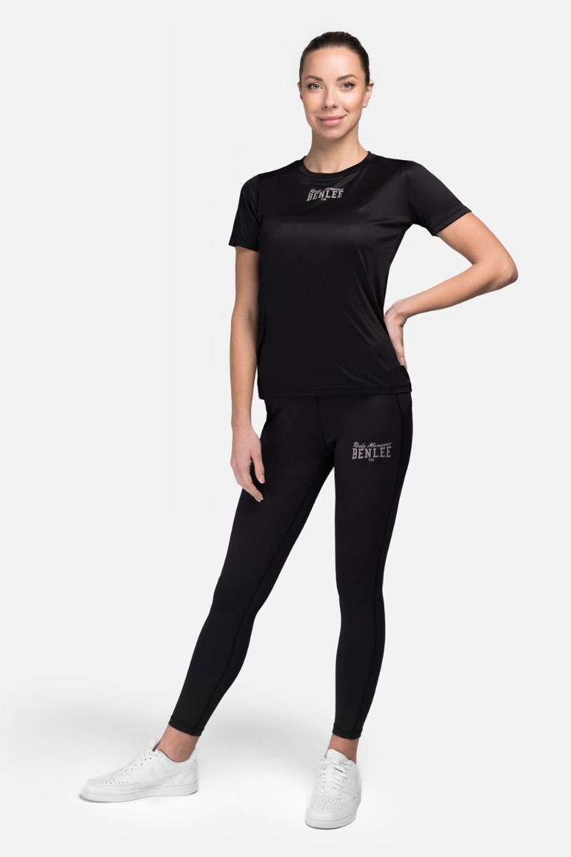 Ben Lee Lindsay camiseta funcional para mujer, negra