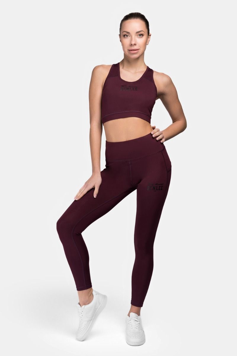 Ben Lee Maribel mallas para mujer, oxblood