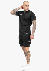 Ben Lee Ocars pantalones cortos funcionales para hombre, negros