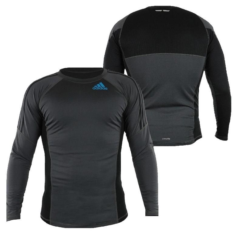 Adidas Grappling rashguard de manga larga, negro