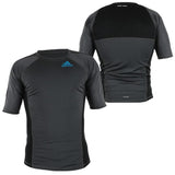 Adidas Grappling rashguard de manga corta, negro