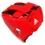 Adidas Hybrid 50 casco de boxeo, rojo
