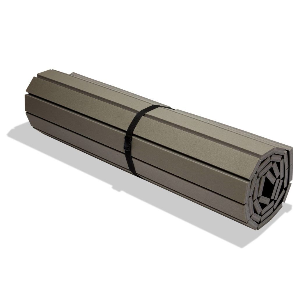 Zebra Home Roll Out esterilla de ejercicio, negra