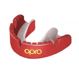 Opro Senior Gold Braces protector bucal apto para brackets, rojo-perla