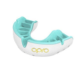 Opro Gold protector bucal, blanco-menta