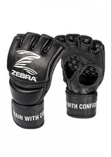Zebra Pro Fight guantes MMA, negros