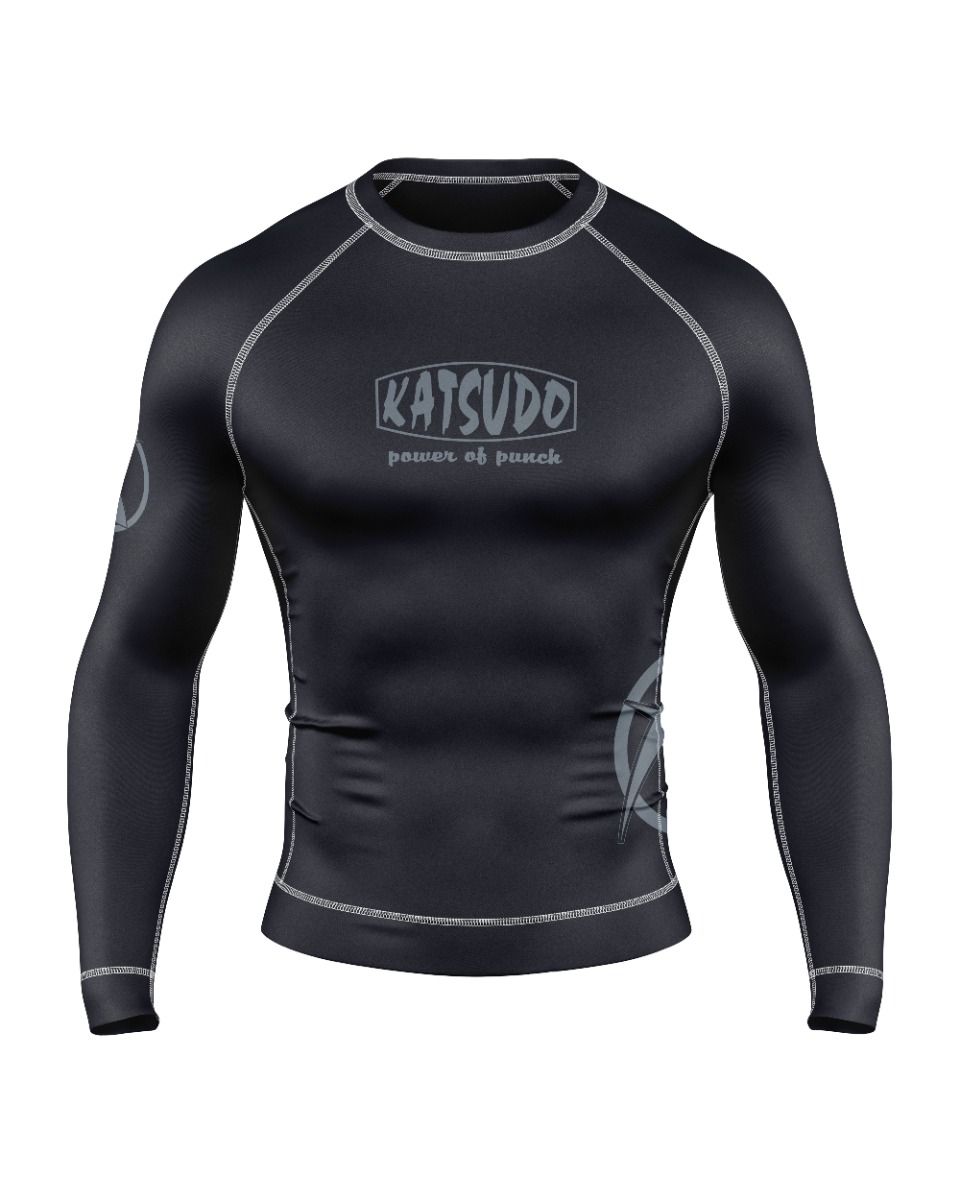 Katsudo Virago camiseta funcional de manga larga, negra