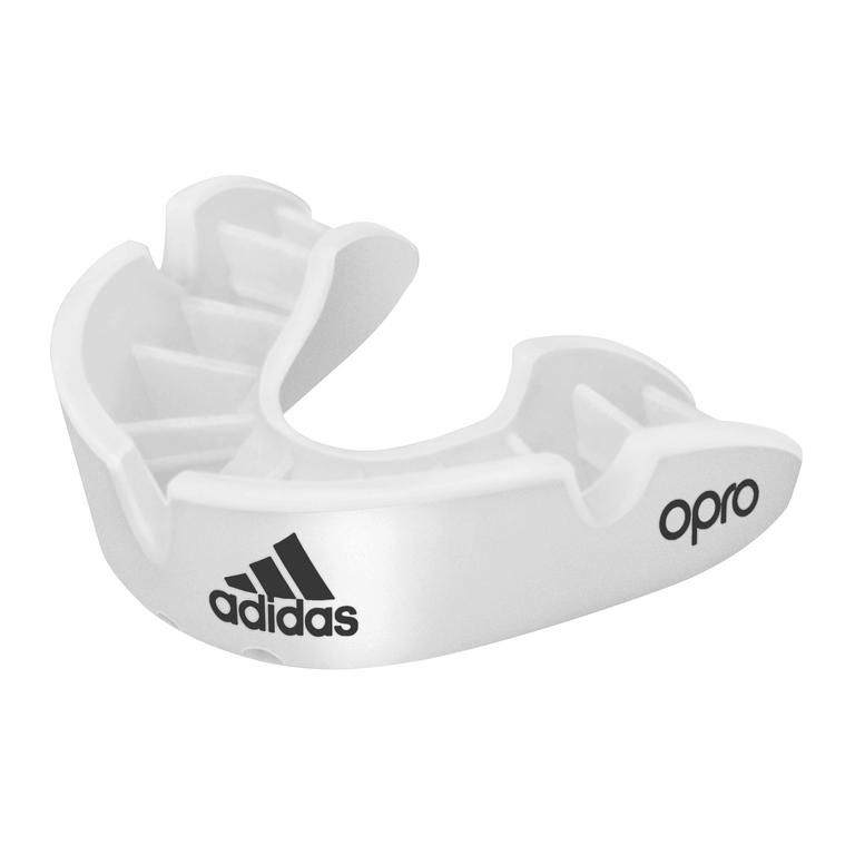 Adidas Junior Bronze protector bucal infantil, blanco