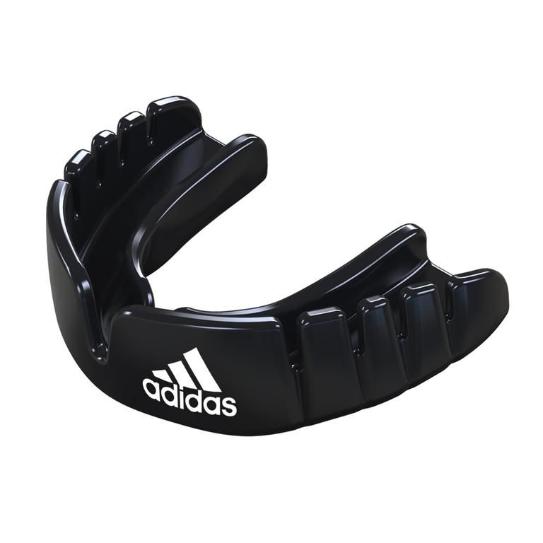Adidas Senior Opro Snap-Fit protector bucal, negro