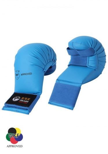 Tokaido Junior guantes de karate, azules