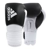 Adidas Hybrid 300 guantes de boxeo, blanco-negro