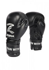 Zebra Performance guantes de boxeo, negros