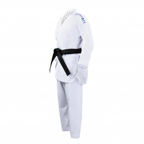 Fight Art Sempai WKF KA kimono 120g, caracteres azules