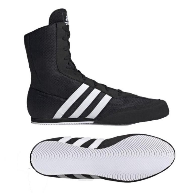 Adidas HOG.2 zapatillas de boxeo, negro-blanco