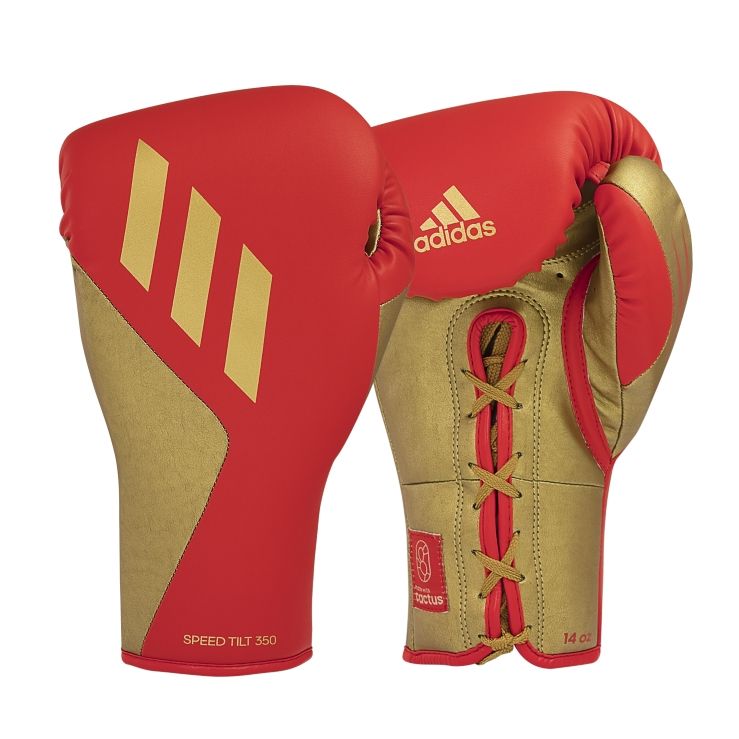 Adidas Speed Tilt 350 Pro guantes de boxeo, rojos