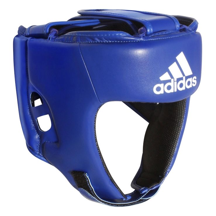 Adidas Hybrid 50 casco de boxeo, azul