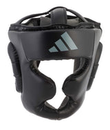 Adidas Speed Chin casco de boxeo, negro-gris