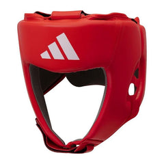 Adidas IBA casco de boxeo, rojo