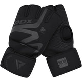 RDX Neoprene guantes de grappling, negro mate