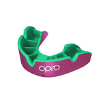 Opro Junior Silver protector bucal infantil, rosa-verde