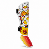 Katsudo CrushX protector de espinilla y empeine para niños, cómic