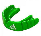 Adidas Junior Opro Snap-Fit protector bucal para niños, verde