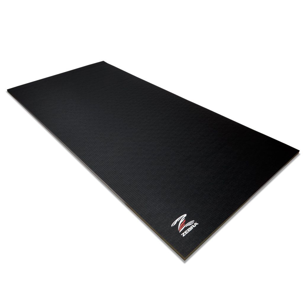 Zebra Home Roll Out esterilla de ejercicio, negra