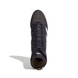 Adidas HOG 4 zapatillas de boxeo, negro-amarillo