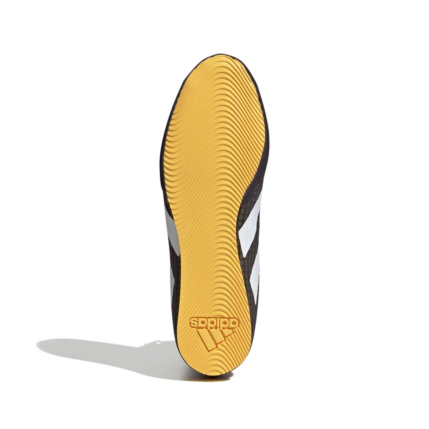 Adidas HOG 4 zapatillas de boxeo, negro-amarillo