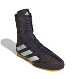 Adidas HOG 4 zapatillas de boxeo, negro-amarillo