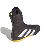 Adidas HOG 4 zapatillas de boxeo, negro-amarillo