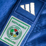 Adidas Champion III IJF Slim Fit JU kimono 750g, azul