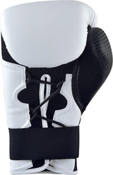 Adidas Hybrid 250 guantes de boxeo, blanco-negro