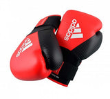 Adidas Hybrid 250 guantes de boxeo, rojo-negro
